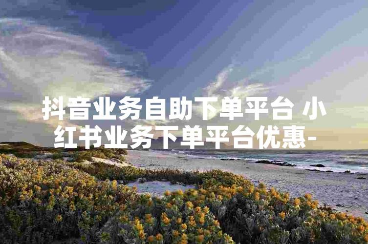 小红书直播自助下单平台,真的有那么好用吗?